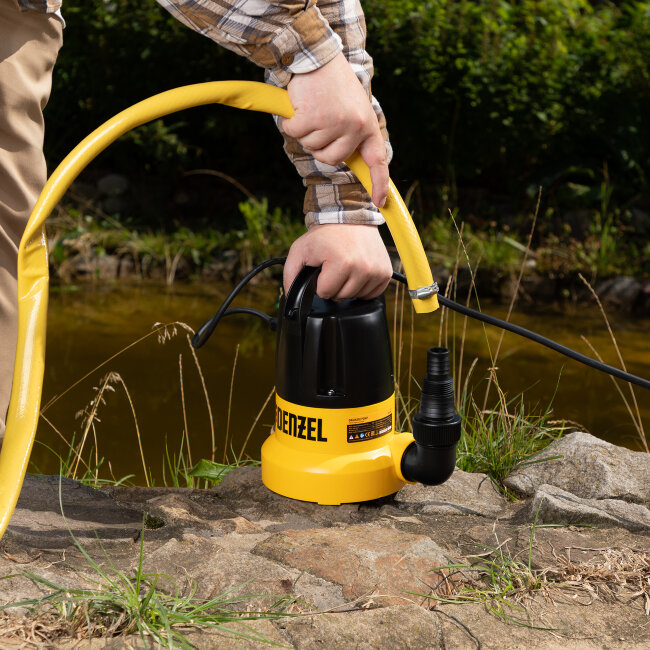 Дренажный насос DP500E, 500 Вт, подъем 7 м, 7000 л/ч Denzel в Ижевске