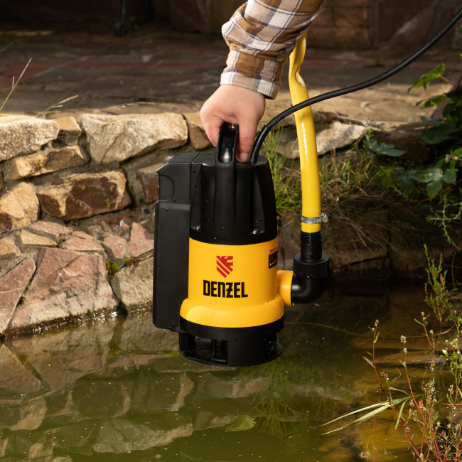 Дренажный насос DP800A, 800 Вт, подъем 5 м, 13000 л/ч Denzel в Ижевске