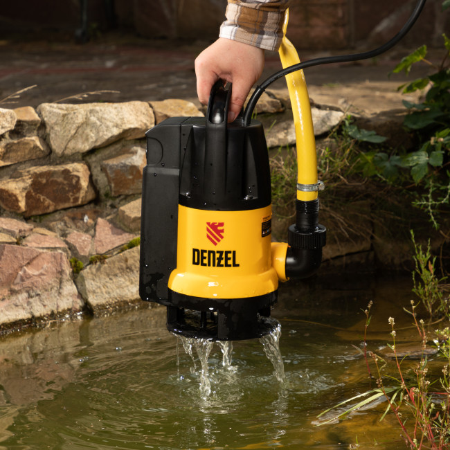 Дренажный насос DP800A, 800 Вт, подъем 5 м, 13000 л/ч Denzel в Ижевске
