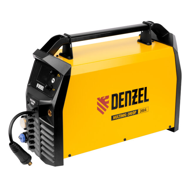 Аппарат инвертор. полуавтомат. сварки MultiMIG-200DP Synergy Double Pulse, 200 А, ПВ 80% Denzel в Ижевске