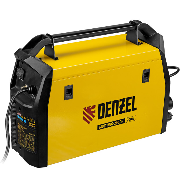 Аппарат инвертор. полуавтомат. сварки MultiMIG-200DP Synergy Double Pulse, 200 А, ПВ 80% Denzel в Ижевске