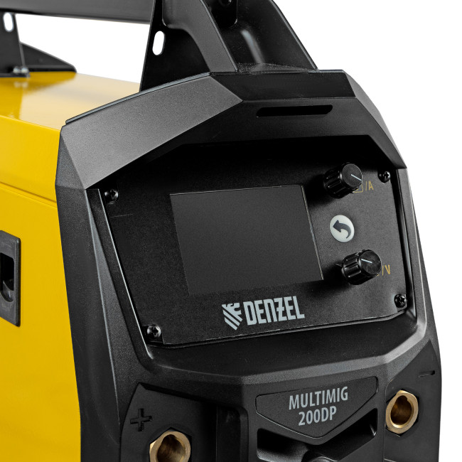 Аппарат инвертор. полуавтомат. сварки MultiMIG-200DP Synergy Double Pulse, 200 А, ПВ 80% Denzel в Ижевске