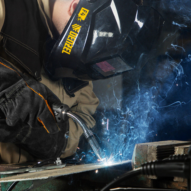 Аппарат инвертор. полуавтомат. сварки MultiMIG-200DP Synergy Double Pulse, 200 А, ПВ 80% Denzel в Ижевске