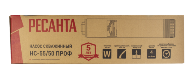 Скважинный насос Ресанта НС-55/50 ПРОФ в Ижевске Скважинный насос Ресанта НС-55/50 ПРОФ в Ижевске