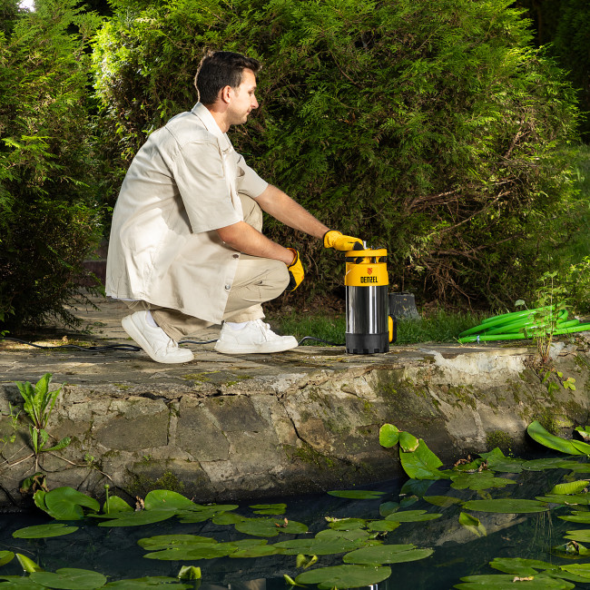 Погружной насос высокого давления PH1100, 1100Вт, подъем 40м, 5500 л/ч Denzel в Ижевске Погружной насос высокого давления PH1100, 1100Вт, подъем 40м, 5500 л/ч Denzel в Ижевске