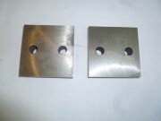 Нож для резчика арматуры ТСС GQ-50,A.N (к-т из 2-х деталей с 2 отверстиями М16,90х90х26 мм) Нож для резчика арматуры ТСС GQ-50,A.N (к-т из 2-х деталей с 2 отверстиями М16,90х90х26 мм)