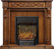 Каминокомплект Neapol - Дуб антик с очагом Majestic FX M Black RC Каминокомплект Neapol - Дуб антик с очагом Majestic FX M Black RC