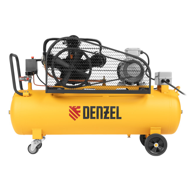 Компрессор воздушный BCW3000-T/100, ременный привод, 3.0 кВт, 100 литров, 520 л/мин Denzel в Ижевске