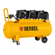 Компрессор безмасл. малошумн. DLP-4500/150, 4,5 кВт, 3х1,5 кВт,150 л, 2850 об/мин,750 л/мин Denzel Компрессор безмасл. малошумн. DLP-4500/150, 4,5 кВт, 3х1,5 кВт,150 л, 2850 об/мин,750 л/мин Denzel