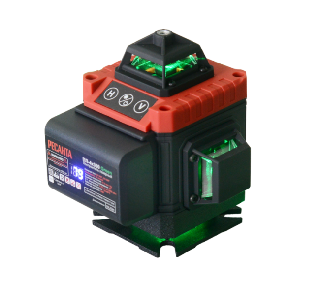 Построитель лазерный Ресанта ПЛ-4Х360ШС Green в Ижевске Построитель лазерный Ресанта ПЛ-4Х360ШС Green в Ижевске