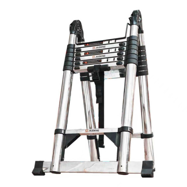 Лестница телескопическая трансформер нержавеющая сталь 3,3/6,6 м TM-5066CC в Ижевске