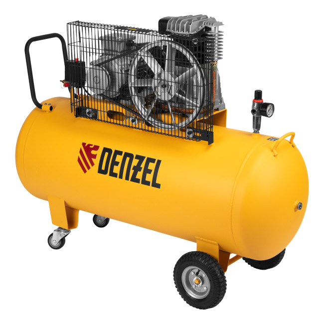 Компрессор воздушный BCI3000-T/200, ременный привод , 3.0 кВт, 200 литров, 530 л/мин Denzel в Ижевске