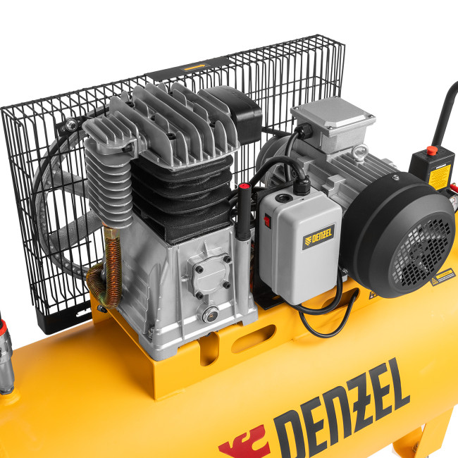 Компрессор воздушный BCI3000-T/200, ременный привод , 3.0 кВт, 200 литров, 530 л/мин Denzel в Ижевске