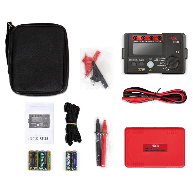 Цифровой мегаомметр RGK RT-25 в Ижевске Цифровой мегаомметр RGK RT-25 в Ижевске