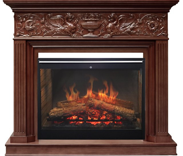 Каминокомплект Palace - Темный дуб с очагом Symphony 30'' DF3020-INT в Ижевске