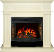 Каминокомплект Atlanta - Слоновая кость с очагом Dioramic 25 LED FX