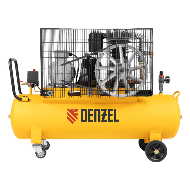 Компрессор воздушный, ременный привод BCI4000-T/100, 4.0 кВт, 100 литров, 690 л/мин Denzel в Ижевске
