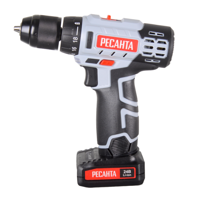 Дрель-шуруповерт аккумуляторная ДА-24-2ЛК Ресанта в Ижевске
