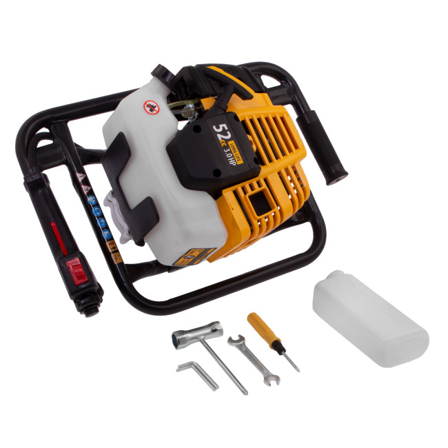 Мотобур DX-52, объём двигателя 52 см3, соединение 20 мм, без шнека Denzel в Ижевске Мотобур DX-52, объём двигателя 52 см3, соединение 20 мм, без шнека Denzel в Ижевске