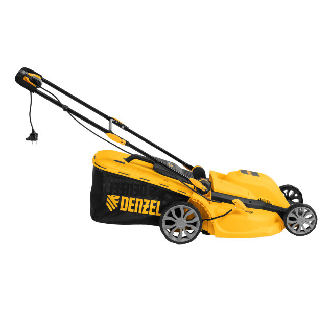 Газонокосилка электрическая GMC-2000, шир. 44см, 2000 Вт, 6 уров., травосб. 45 л Denzel в Ижевске Газонокосилка электрическая GMC-2000, шир. 44см, 2000 Вт, 6 уров., травосб. 45 л Denzel в Ижевске