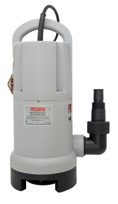 Дренажный насос Ресанта НД-15500П/35B в Ижевске Дренажный насос Ресанта НД-15500П/35B в Ижевске