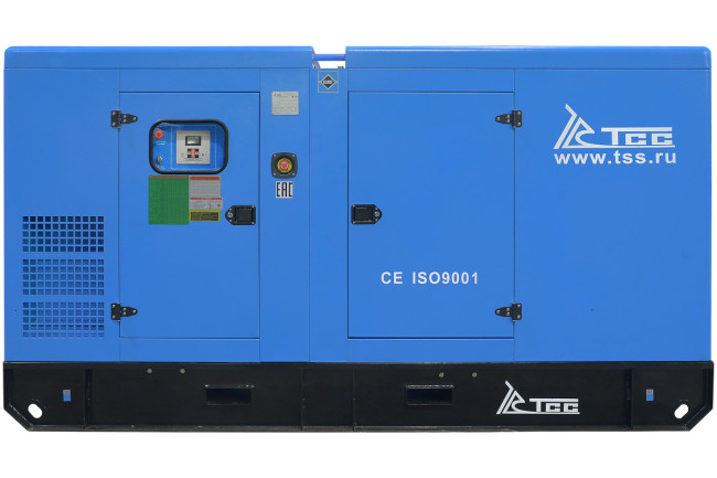 Дизельный генератор ТСС ЭД-150-Т400 в шумозащитном кожухе на прицепе в Ижевске