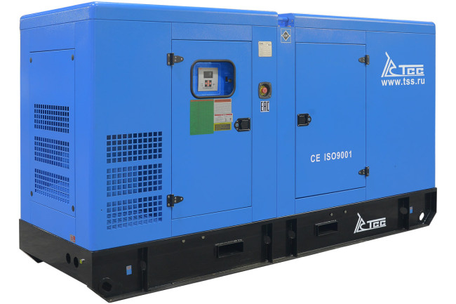 Дизельный генератор ТСС ЭД-150-Т400 в шумозащитном кожухе на прицепе в Ижевске