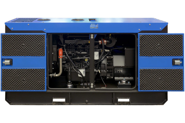 Дизельный генератор ТСС АД-20С-Т400-2РКМ7 в шумозащитном кожухе в Ижевске