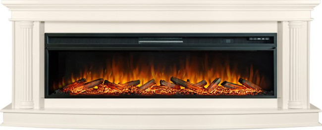Каминокомплект Rome 60 - Слоновая кость с очагом Vision 60 LOG LED в Ижевске