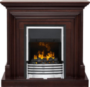 Каминокомплект Bradford - Темный дуб с очагом Flagstaff