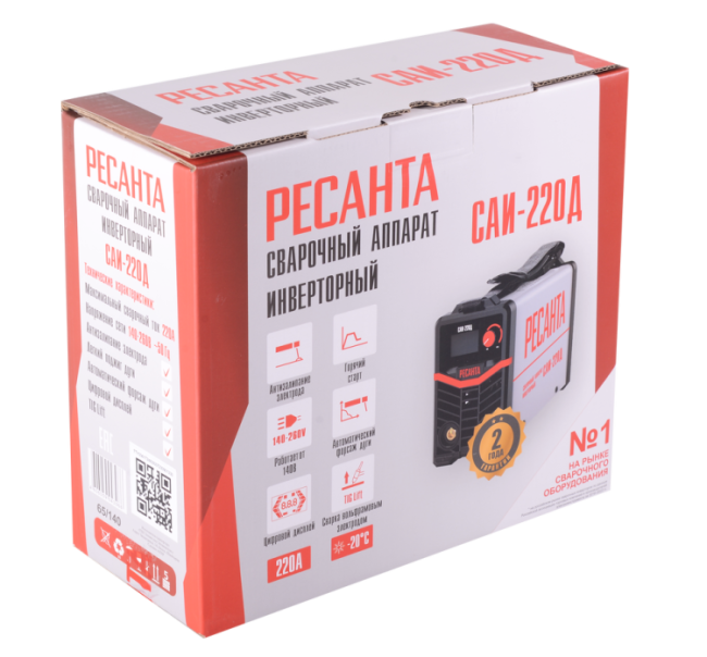 Сварочный аппарат инверторный Ресанта САИ-220Д в Ижевске