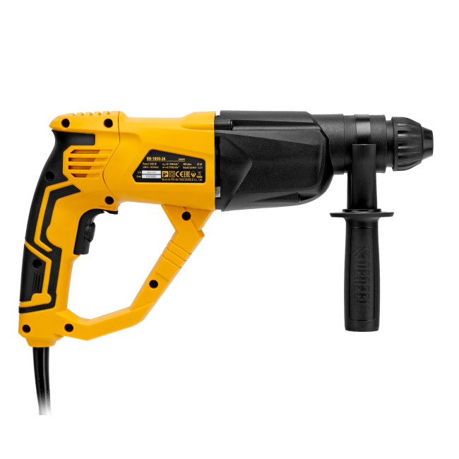 Перфоратор электрический RH-1050-26, SDS-plus, 1050 Вт, 3.2 Дж, 3 плюс 1 режим Denzel в Ижевске Перфоратор электрический RH-1050-26, SDS-plus, 1050 Вт, 3.2 Дж, 3 плюс 1 режим Denzel в Ижевске