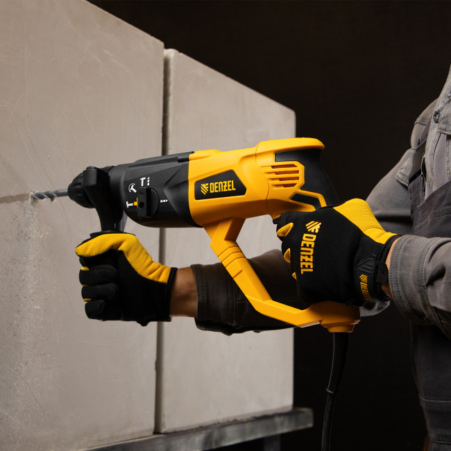Перфоратор электрический RH-1050-26, SDS-plus, 1050 Вт, 3.2 Дж, 3 плюс 1 режим Denzel в Ижевске Перфоратор электрический RH-1050-26, SDS-plus, 1050 Вт, 3.2 Дж, 3 плюс 1 режим Denzel в Ижевске