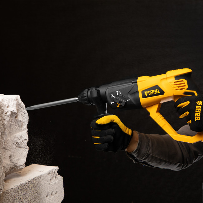 Перфоратор электрический RH-1050-26, SDS-plus, 1050 Вт, 3.2 Дж, 3 плюс 1 режим Denzel в Ижевске Перфоратор электрический RH-1050-26, SDS-plus, 1050 Вт, 3.2 Дж, 3 плюс 1 режим Denzel в Ижевске