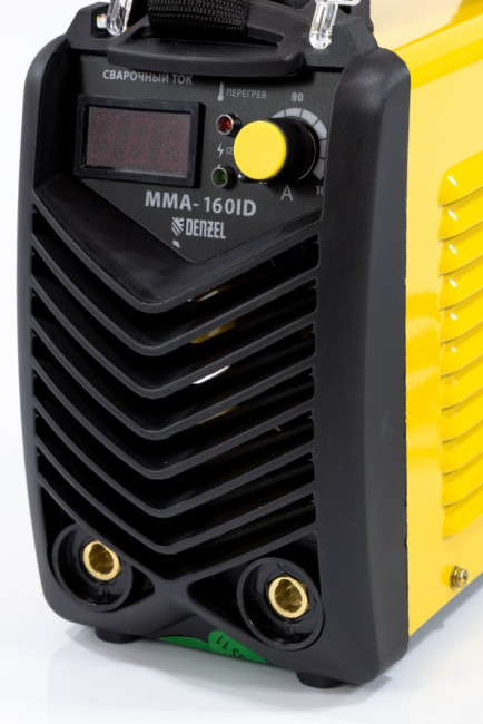 Аппарат инверторный дуговой сварки ММА-160ID, 160 А, ПВР 60%, диаметр электрода 1.6-3.2 мм, провод 2 м Denzel в Ижевске Аппарат инверторный дуговой сварки ММА-160ID, 160 А, ПВР 60%, диаметр электрода 1.6-3.2 мм, провод 2 м Denzel в Ижевске
