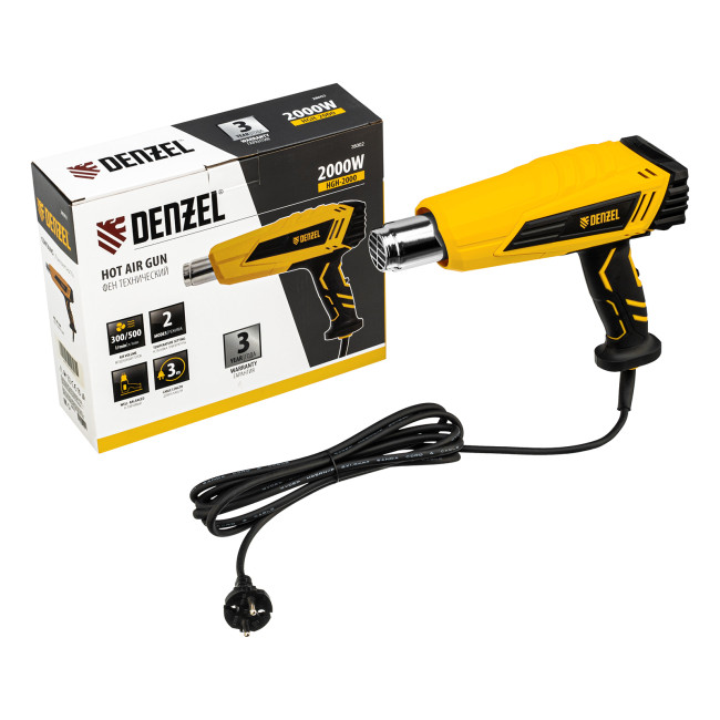 Фен технический HGH-2000, 2000 Вт, 2 режима Denzel в Ижевске Фен технический HGH-2000, 2000 Вт, 2 режима Denzel в Ижевске