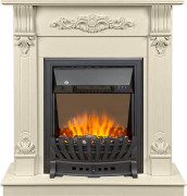 Каминокомплект Palermo SFT (Разборный) - Слоновая кость с очагом Aspen Black Каминокомплект Palermo SFT (Разборный) - Слоновая кость с очагом Aspen Black