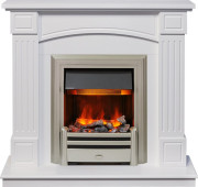 Каминокомплект Boston - Белый (Высота 925см) с очагом Chesford