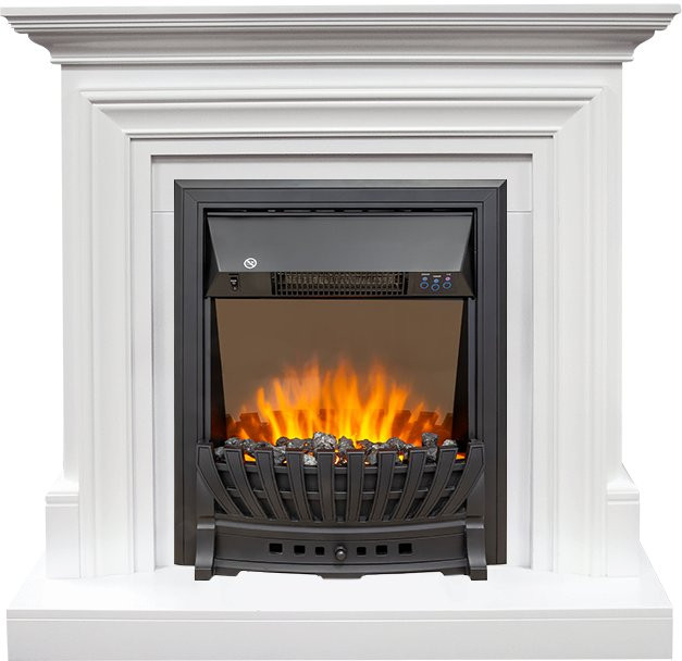Каминокомплект Bradford - Белый с очагом Aspen Black в Ижевске
