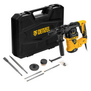Перфоратор электрический RHV-1250-30, SDS-plus, 1250 Вт, 5 Дж, 3 плюс 1 режим Denzel Перфоратор электрический RHV-1250-30, SDS-plus, 1250 Вт, 5 Дж, 3 плюс 1 режим Denzel