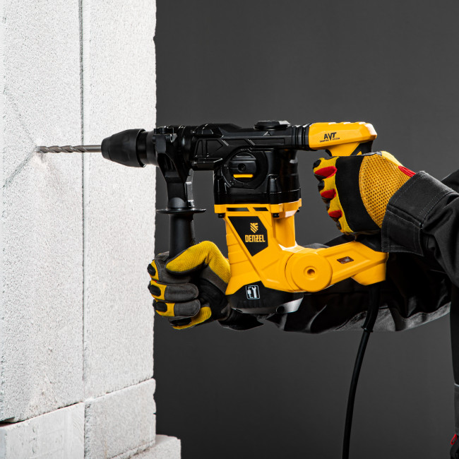 Перфоратор электрический RHV-1250-30, SDS-plus, 1250 Вт, 5 Дж, 3 плюс 1 режим Denzel в Ижевске Перфоратор электрический RHV-1250-30, SDS-plus, 1250 Вт, 5 Дж, 3 плюс 1 режим Denzel в Ижевске