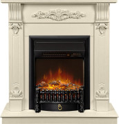 Каминокомплект Palermo SFT (Разборный) - Слоновая кость с очагом Fobos FX M Black RC Каминокомплект Palermo SFT (Разборный) - Слоновая кость с очагом Fobos FX M Black RC