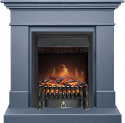 Каминокомплект California STD CRM (Разборный) - Санд антрацит с очагом Fobos FX Black