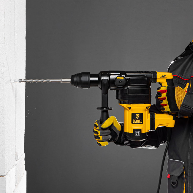 Перфоратор электрический RHV-1050-38-max, SDS-max, 1050 Вт, 10 Дж, 2 плюс 1 режим Denzel в Ижевске Перфоратор электрический RHV-1050-38-max, SDS-max, 1050 Вт, 10 Дж, 2 плюс 1 режим Denzel в Ижевске