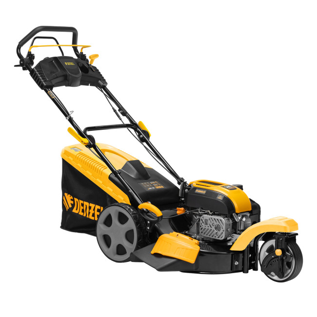 Бензиновая газонокосилка GLT-460SP-T, Trike 149 см3, 46 см, привод, панель, 60л Denzel в Ижевске Бензиновая газонокосилка GLT-460SP-T, Trike 149 см3, 46 см, привод, панель, 60л Denzel в Ижевске