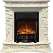 Каминокомплект Luzern - Слоновая кость с очагом Fobos FX M Black RC Каминокомплект Luzern - Слоновая кость с очагом Fobos FX M Black RC