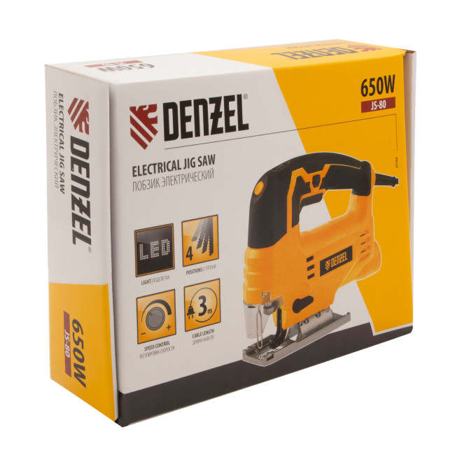 Лобзик электрический JS-80, 650 Вт, 80 мм Denzel в Ижевске Лобзик электрический JS-80, 650 Вт, 80 мм Denzel в Ижевске