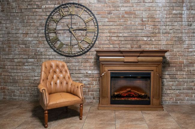 Каминокомплект Torino - Орех с очагом Revillusion RBF30 в Ижевске