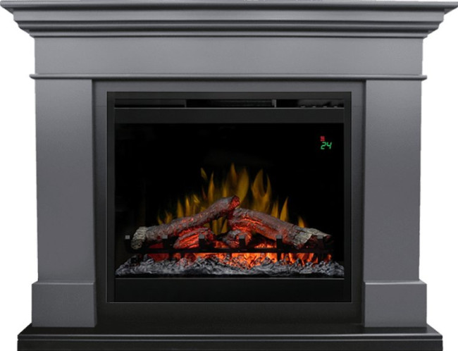Каминокомплект California Graphite Gray - Серый графит с очагом Symphony 26'' DF2624L-INT в Ижевске