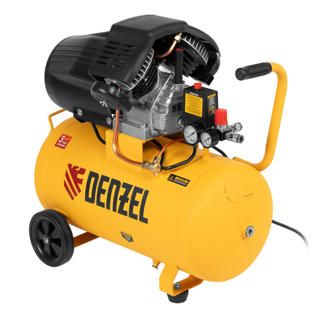 Компрессор воздушный прям. привод DCV1800/50, 1,8 кВт, 50 литров, 320 л/мин Denzel в Ижевске